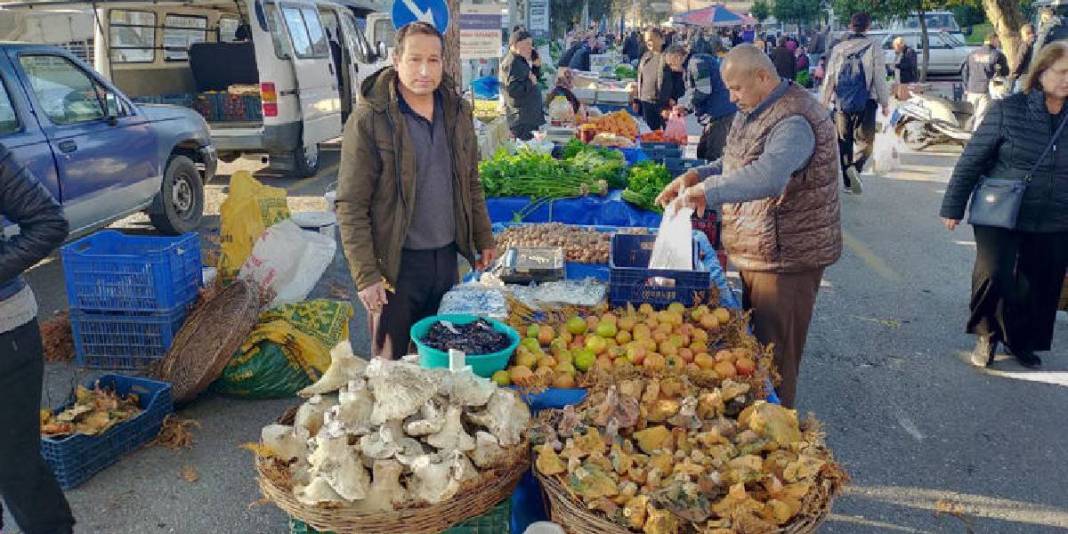 1800 rakımlı yayladan topladı pazara taşıdı! Tanesi 400-600 gram arasında değişiyor: Dev mantar pazarın ilgi odağı 3